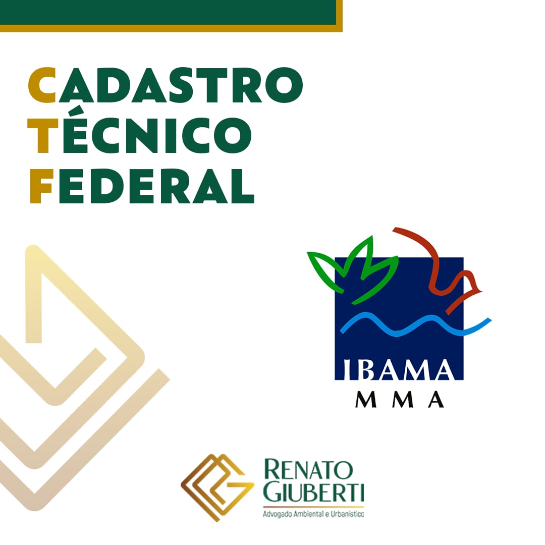 CADASTRO TÉCNICO FEDERAL (CTF)