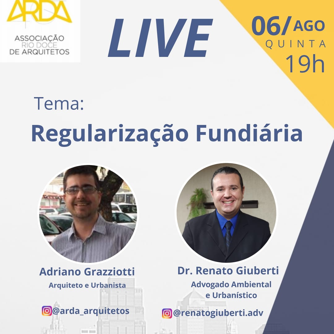 LIVE: REGULARIZAÇÃO FUNDIÁRIA URBANA